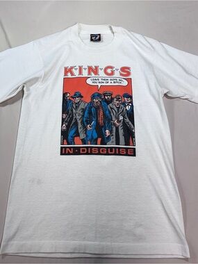 Vintage 90s Kings In Disguise Comic T Shirt Screen Stars Best Single Stitch Rare